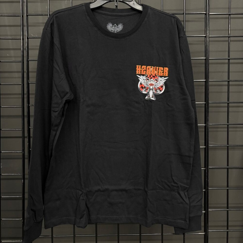 Xzavier Men's "ACE" Long Sleeve Graphic Tee